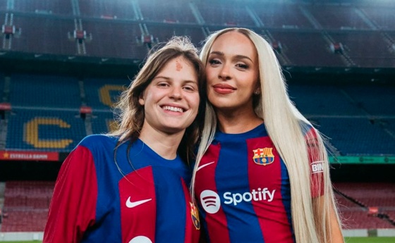Mushkaa y Bad Gyal en el Camp Nou en 2024