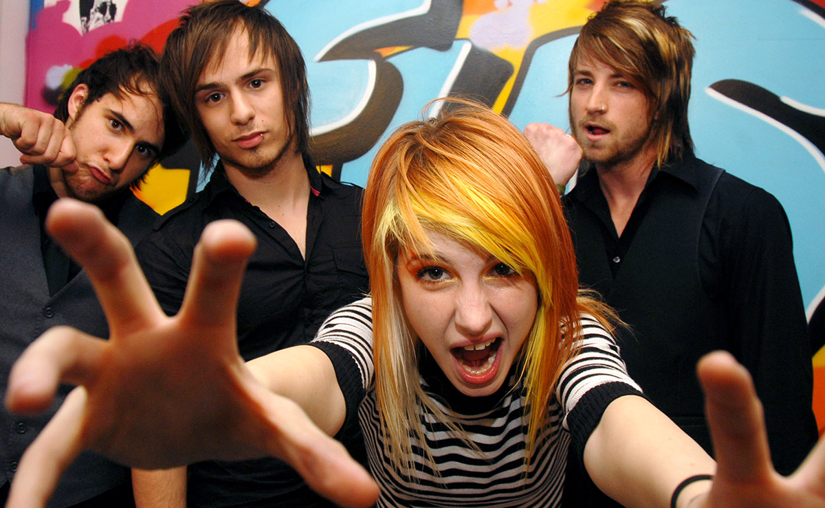El grupo estadounidense Paramore en 2007
